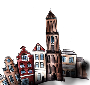 Utrecht cityscape left